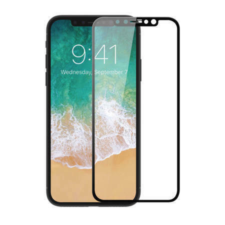 Apple iPhone 8 plus Black 3D Tempered Glass Protector